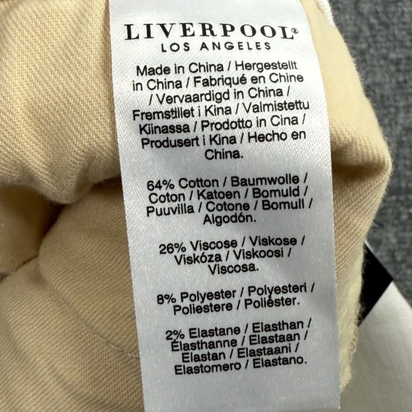 Liverpool Los Angeles Womens Gia Glider Ankle Skinny Jeans Bright White 22W Flaw - Picture 9 of 16